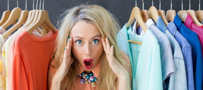 Your client loves clothes, and refuses to part with anything in her wardrobe. What is the best way to create order in a jam-packed closet?