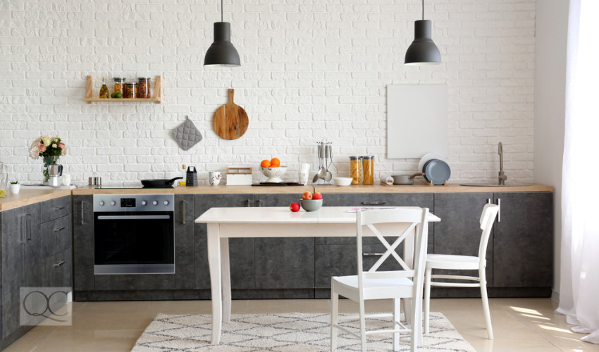 simple but aesthetically pleasing kitchen that is functional for the homeowner interior decorating