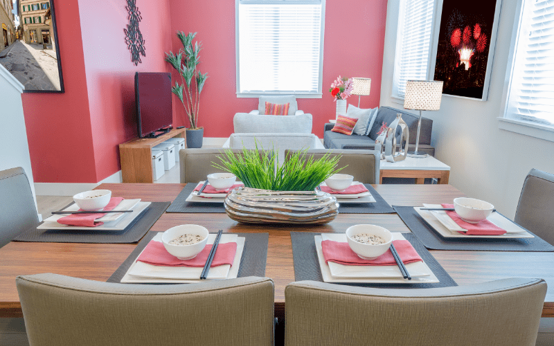 dining room home staging certification