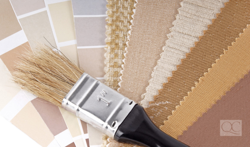 beige paint swatch and colors for interior decorating job