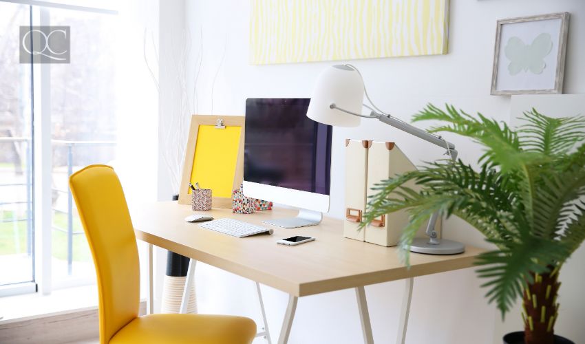 At-home office, interior decorating trends