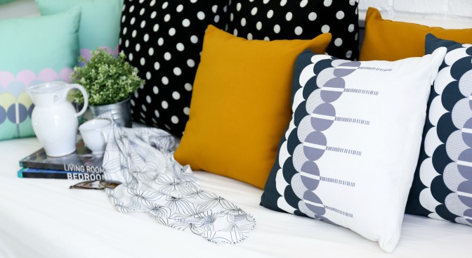 Whose pillows are those? Tag the designer in your pin!