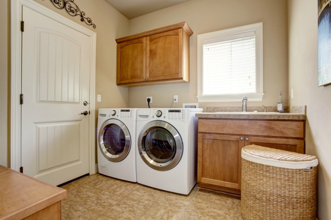 Laundry room storage ideas for professionally organizing small homes