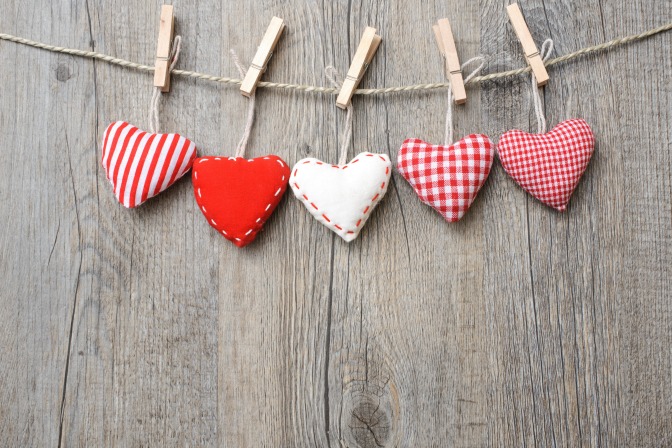 Valentine's Day decor and crafts